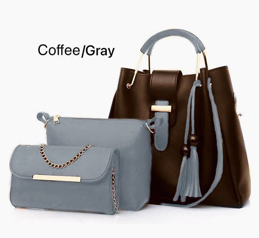 Sale Sale Sale  Limited Time Offers  🔥🔥Elegant 3-Piece Soft Leather Handbag Set – Stylish, Durable & Versatile 🔥🔥*