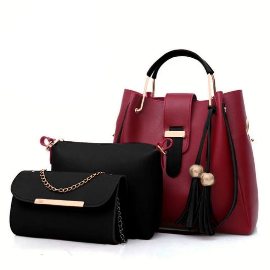 Sale Sale Sale  Limited Time Offers  🔥🔥Elegant 3-Piece Soft Leather Handbag Set – Stylish, Durable & Versatile 🔥🔥*
