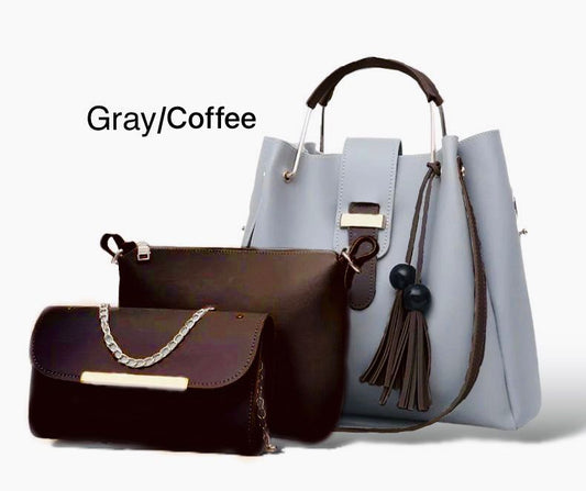 Sale Sale Sale  Limited Time Offers  🔥🔥Elegant 3-Piece Soft Leather Handbag Set – Stylish, Durable & Versatile 🔥🔥*