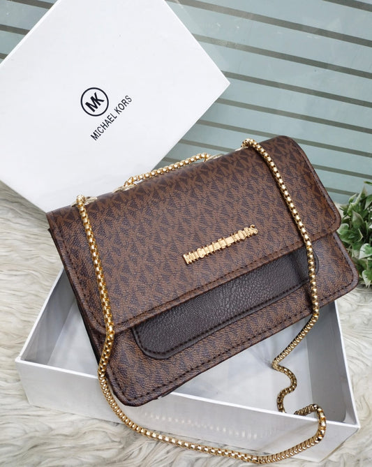 Luxury MK Style Ladies Handbag – Chain Strap | 9 Inch – Stylish Shoulder Purse